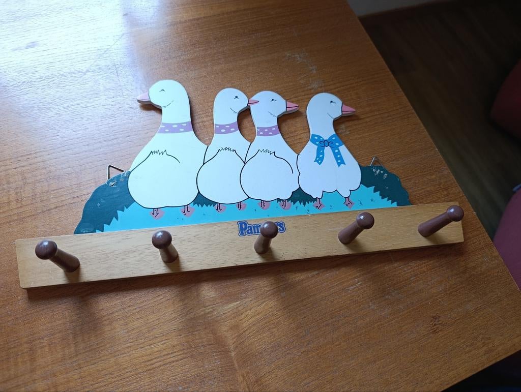 Vintage kapstok kinderkamer, Huis en Inrichting, Ophalen of Verzenden, Zo goed als nieuw