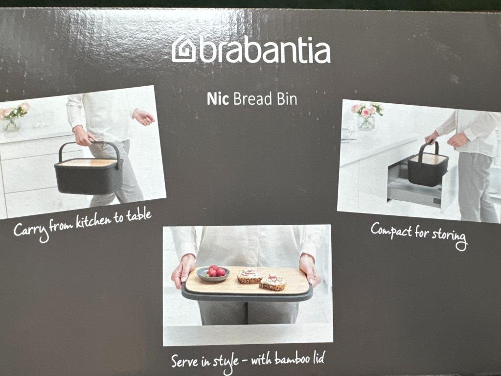 brabantia NEUF boite à pain service NIC  valeur 60 euros  NE, Enlèvement ou Envoi, Neuf