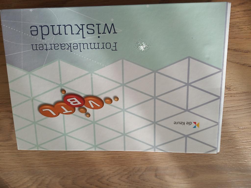 Formule kaarten wiskunde (nieuw), Boeken, Schoolboeken, Die Keure, ASO, Wiskunde A, Nieuw