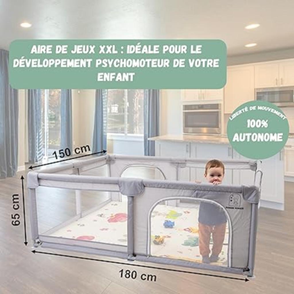 Kinderbox Babypark XXL  SNELLE GRATIS LEVERING, Kinderen en Baby's, -, Verzenden, -, BAMBIN NOMADE