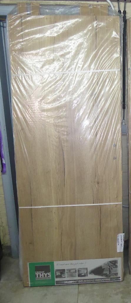 Thys deur nieuw met Kozijn Eiken Tubespaan - 201,5x78cm, Neuf, Moins de 200 cm, Porte intérieure, Enlèvement