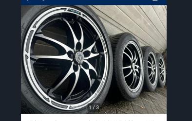 Set velgen + banden SLK 17', Auto-onderdelen, Banden en Velgen, Ophalen, Gebruikt, 17 inch, Band(en)