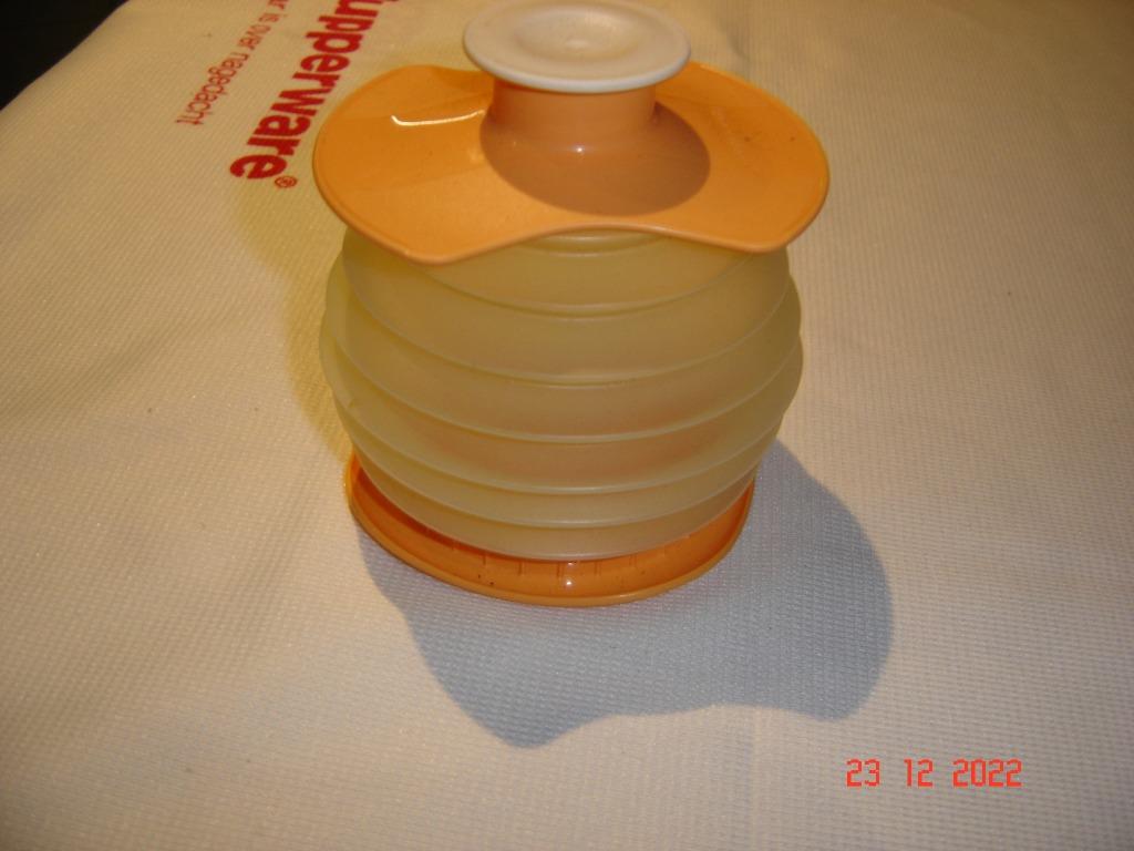 Tupperware Squeeze-it  garneer slagroom spuit, Ophalen of Verzenden, Zo goed als nieuw, Oranje