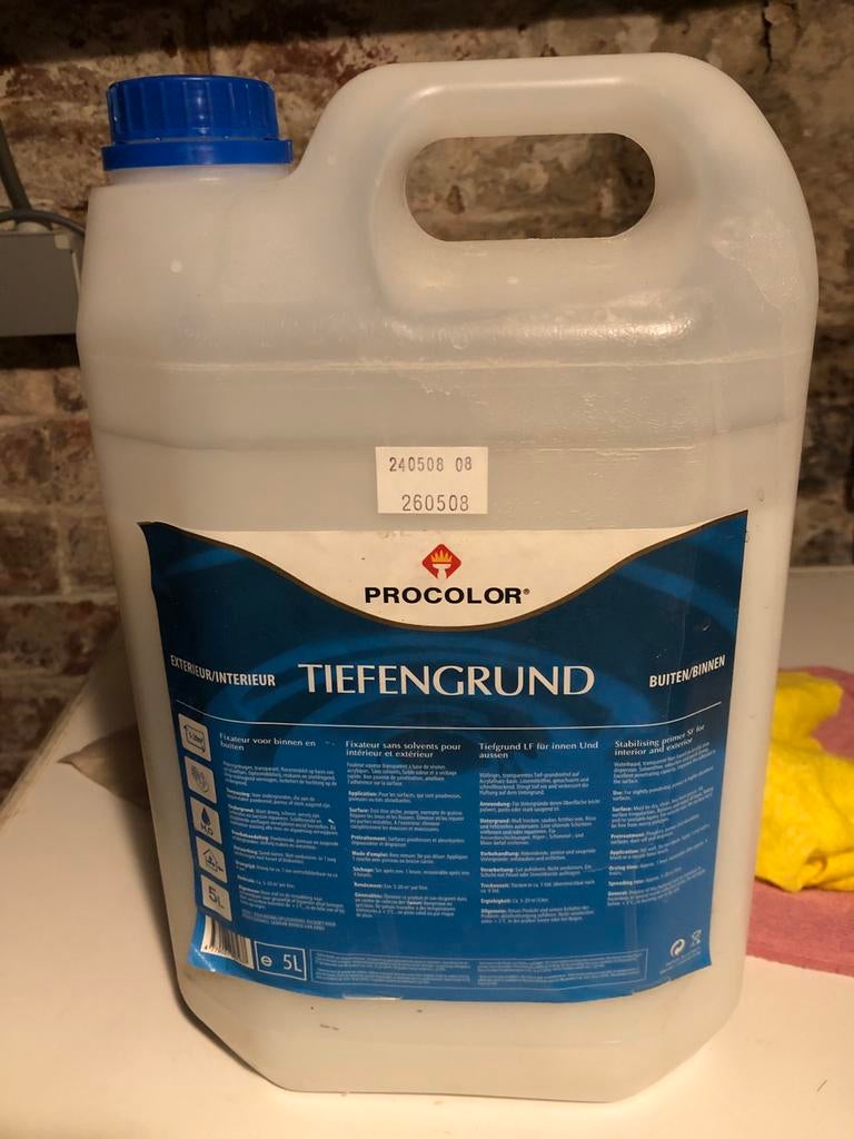 Fixateur intérieur et extérieur, Bricolage & Construction, Peinture, Vernis & Laque, Moins de 5 litres, Enlèvement, Neuf