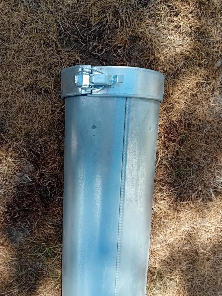 Kachelpijp dubbelwandig voor gas, Huis en Inrichting, Kachels, Gebruikt, Gaskachel, Gas, Ophalen