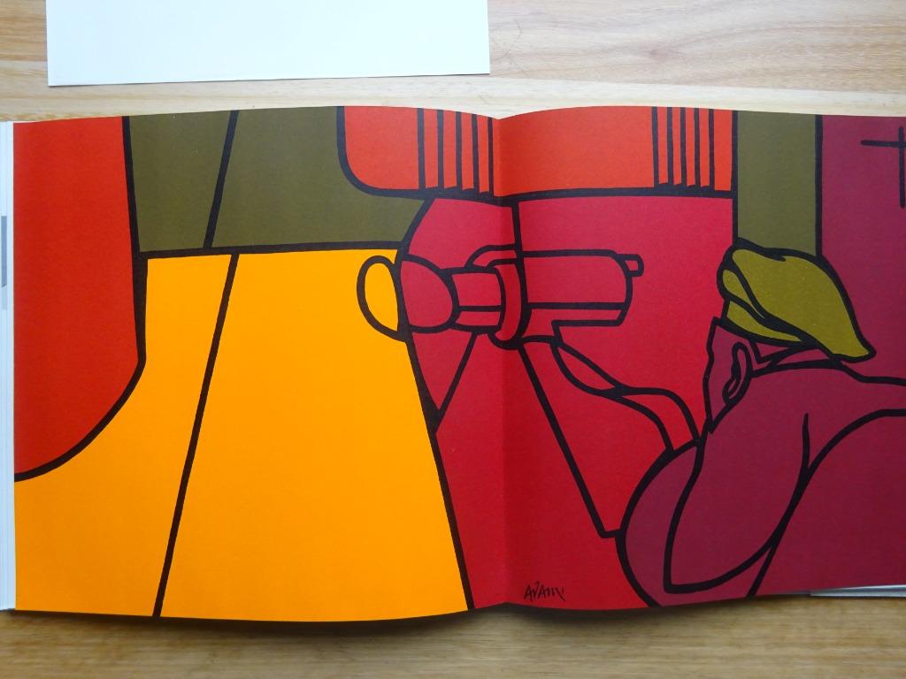 Valerio Adami, 1974 Maeght mit 3 Originallithographien, Ophalen of Verzenden, Gelezen, Schilder- en Tekenkunst