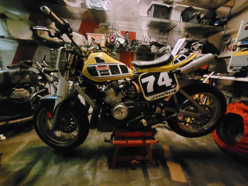 Yamaha tz spondon 420, Ophalen