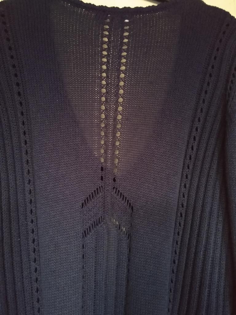 Gilet long, bleu foncé, Claude Arielle, XL, Vêtements | Femmes, Taille 46/48 (XL) ou plus grande, Enlèvement, Porté, Claude Arielle