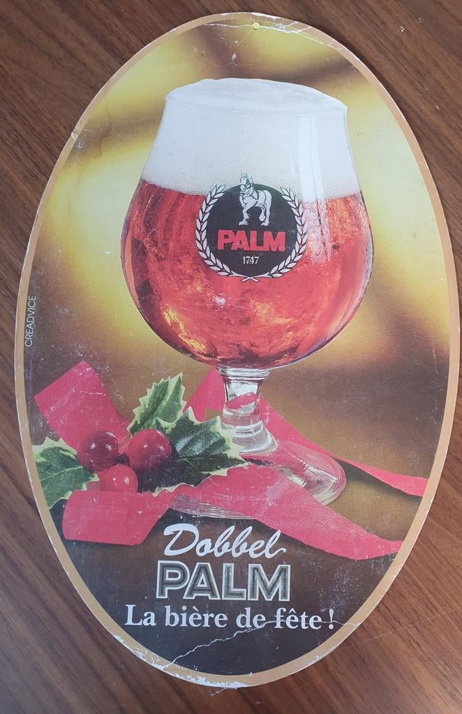 Karton Reclamebord - Dobbel Palm -, Verzamelen, Merken en Reclamevoorwerpen, Ophalen of Verzenden, Gebruikt, Reclamebord