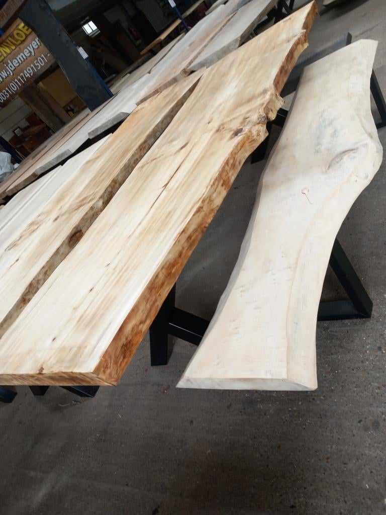 Boomstamtafels Boomstamtafelbladen Boomstamtafelplanken, Ophalen, Nieuw