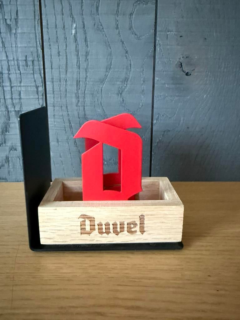 Duvel - kaarthouder - als nieuw, Ophalen, Zo goed als nieuw, Overige typen, Duvel