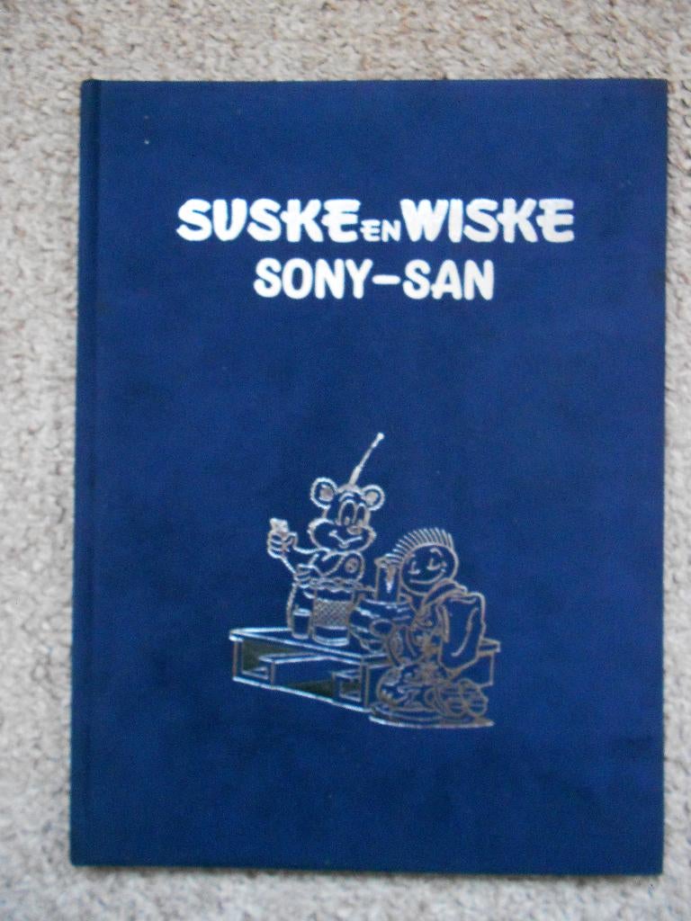 Suske en Wiske - Sony-San - fluwelen hardcover 1e druk 1986, Neuf, Enlèvement ou Envoi, Willy Vandersteen, Une BD