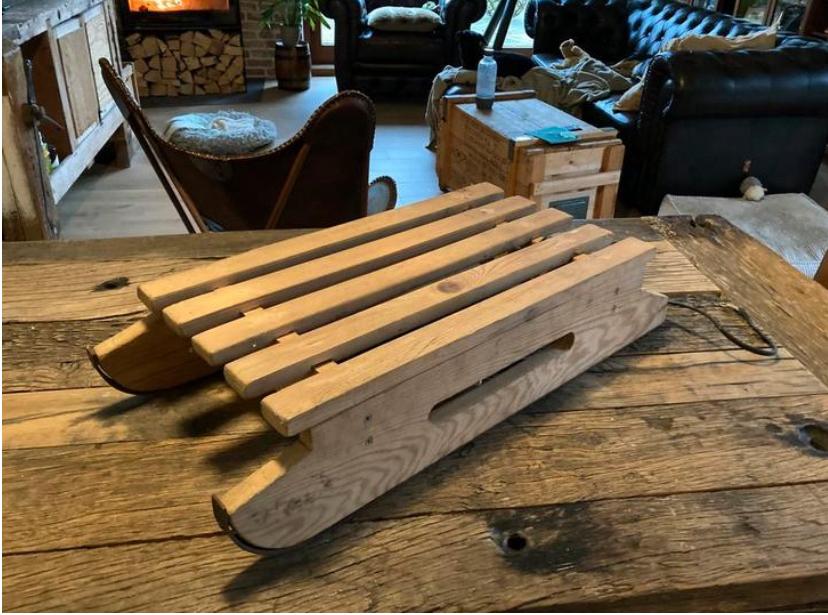 Traîneau en bois vintage - traîneau, Enlèvement ou Envoi, Comme neuf