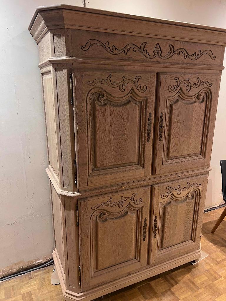 Belle armoire rustique en chêne massif, Maison & Meubles, Armoires | Buffets, Comme neuf, 150 à 200 cm, 100 à 150 cm, 50 à 75 cm