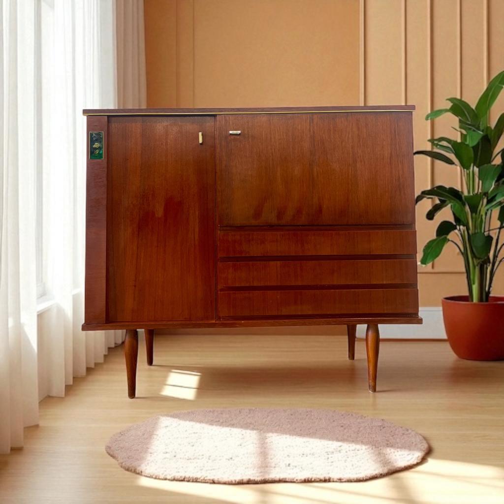 Vintage houten barkast / kast, Kinderen en Baby's, Ophalen of Verzenden, Kast