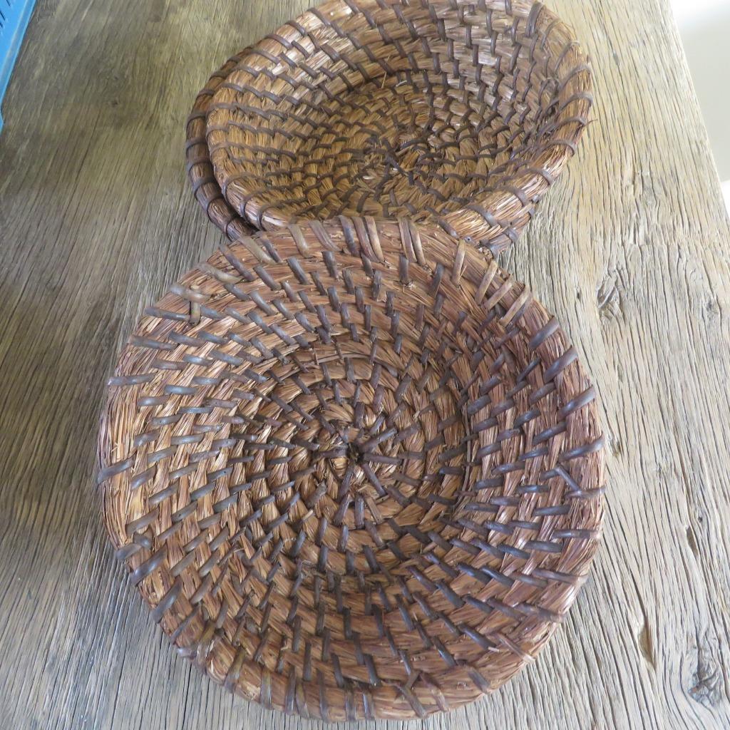 Set 3 Franse stromanden broodmanden eerste helft 20ste eeuw, Ophalen of Verzenden