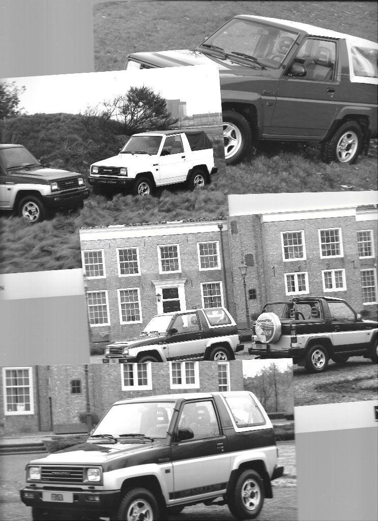 DAIHATSU FEROZA,  persfoto's 1990, Ophalen of Verzenden, Zo goed als nieuw, Overige merken