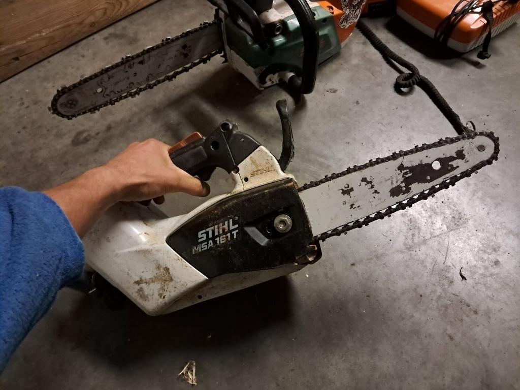 STIHL msa 161 t tophandle 25cm blad, Jardin & Terrasse, Enlèvement, Utilisé, Autres types, Stihl