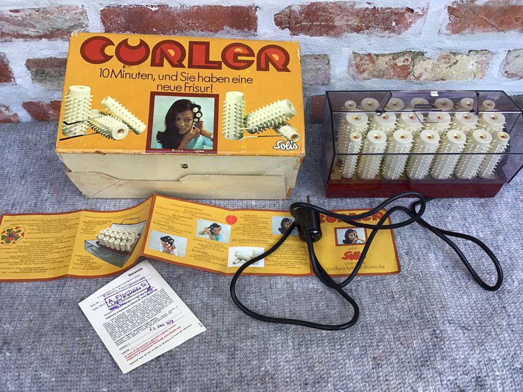 Vintage krulset solis van 1973 topper, Ophalen of Verzenden