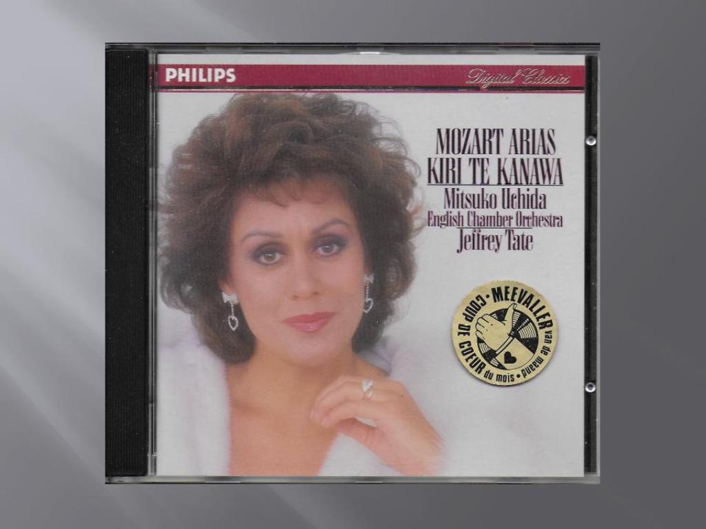 Mozart — Airs de Kiri Te Kanawa, Enlèvement ou Envoi, Utilisé, Opéra ou Opérette