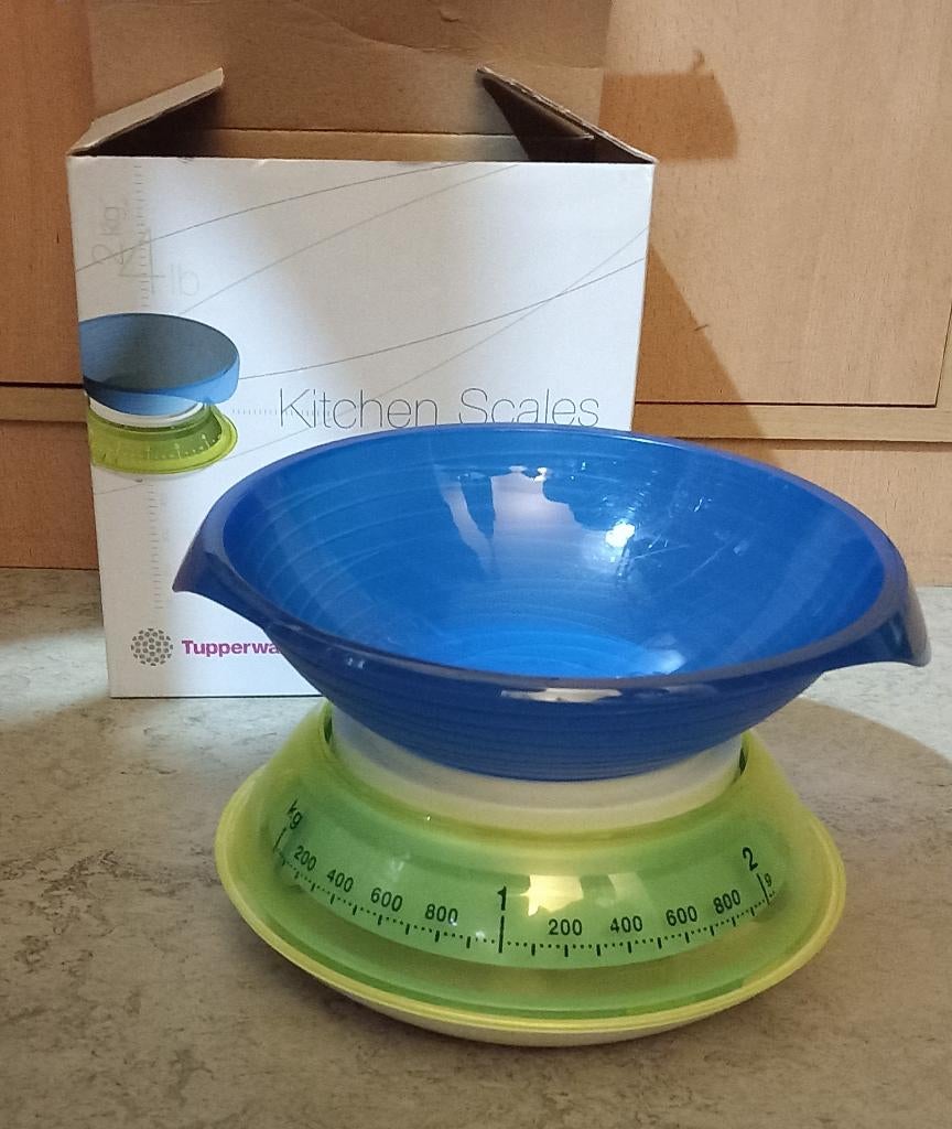 Tupperware keukenweegschaal, Ophalen, Nieuw, Groen, Schaal