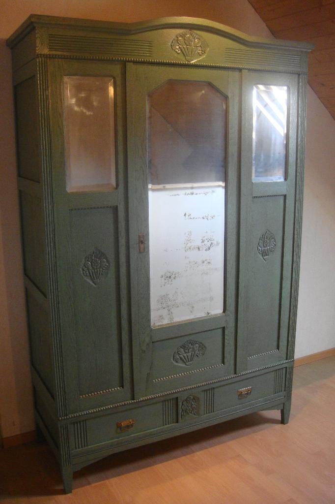 Kleerkast art deco, Maison & Meubles, Armoires | Penderies & Garde-robes, Enlèvement, Utilisé, Art deco