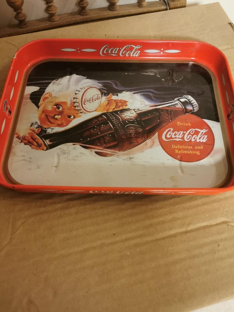 Coca-Cola. plateau de Noël, Collections, Enlèvement ou Envoi, Utilisé