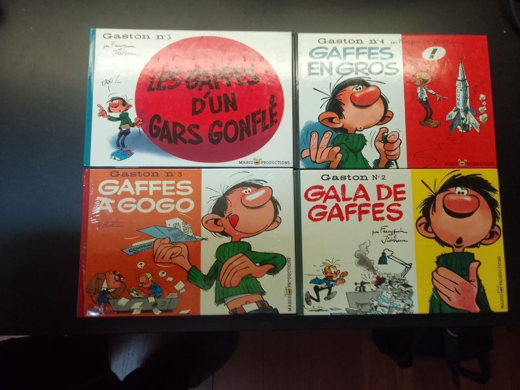 Gaston LAGAFFE T2 à T5 - Fac-similé - TL 2006 Franquin TBE, Livres, Enlèvement ou Envoi, Comme neuf
