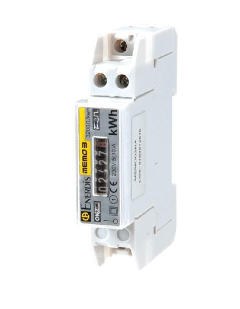 ENERDIS MEMO eenfasige mechanische energiemeter, Ophalen of Verzenden, Nieuw, Elektriciteit