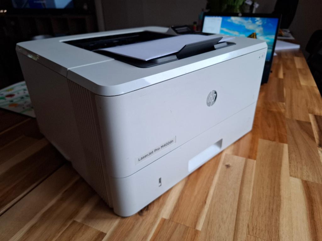 HP LaserJet Pro M402 (M402dn/M402dne) – Duplex + Network, Zwart-en-wit printen, Gebruikt, Printer, Laserprinter
