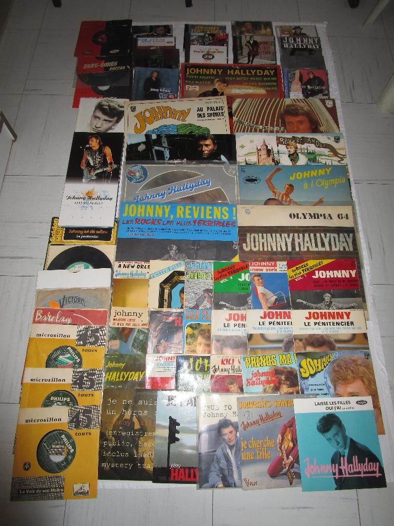 Lot Johnny Hallyday : Vinyles et CD, CD & DVD, Enlèvement ou Envoi, Utilisé, Rock and Roll