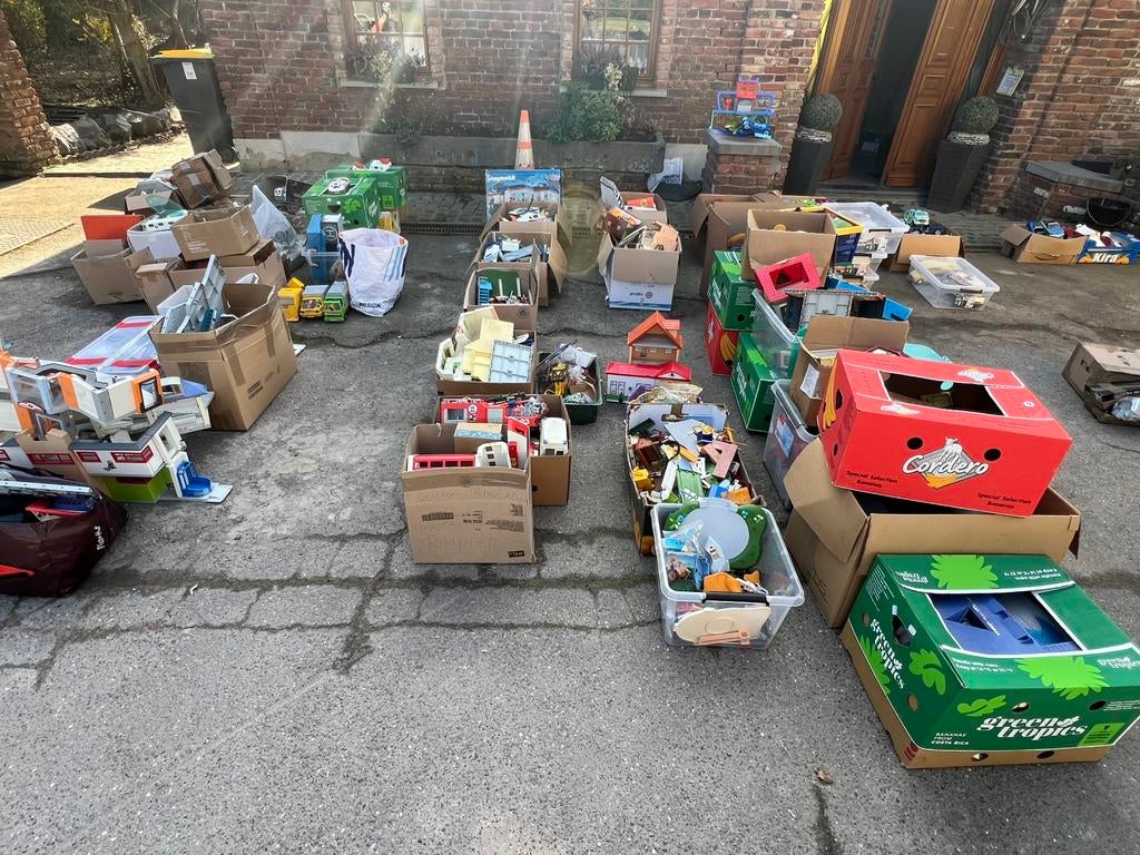 Playmobil en lot (pres de 50 boites) tout varie., Enlèvement, Utilisé, Playmobil en vrac