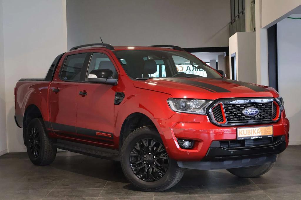Ford Ranger 2.0 BiT EcoBlue 4x4 STORMTRAK BTW* ACC TrekH 12M, Autos, Rouge, Entreprise, Noir, https://public.car-pass.be/vhr/8b782301-5ba7-41e3-b1af-9b5ad5951fbe