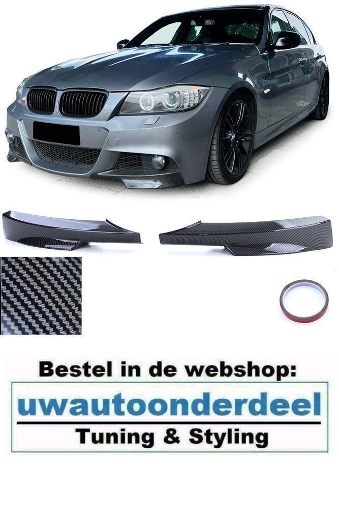 Splitters Hoeken Carbon Look Voor Bmw 3 Serie E90 E91 LCI M, Envoi