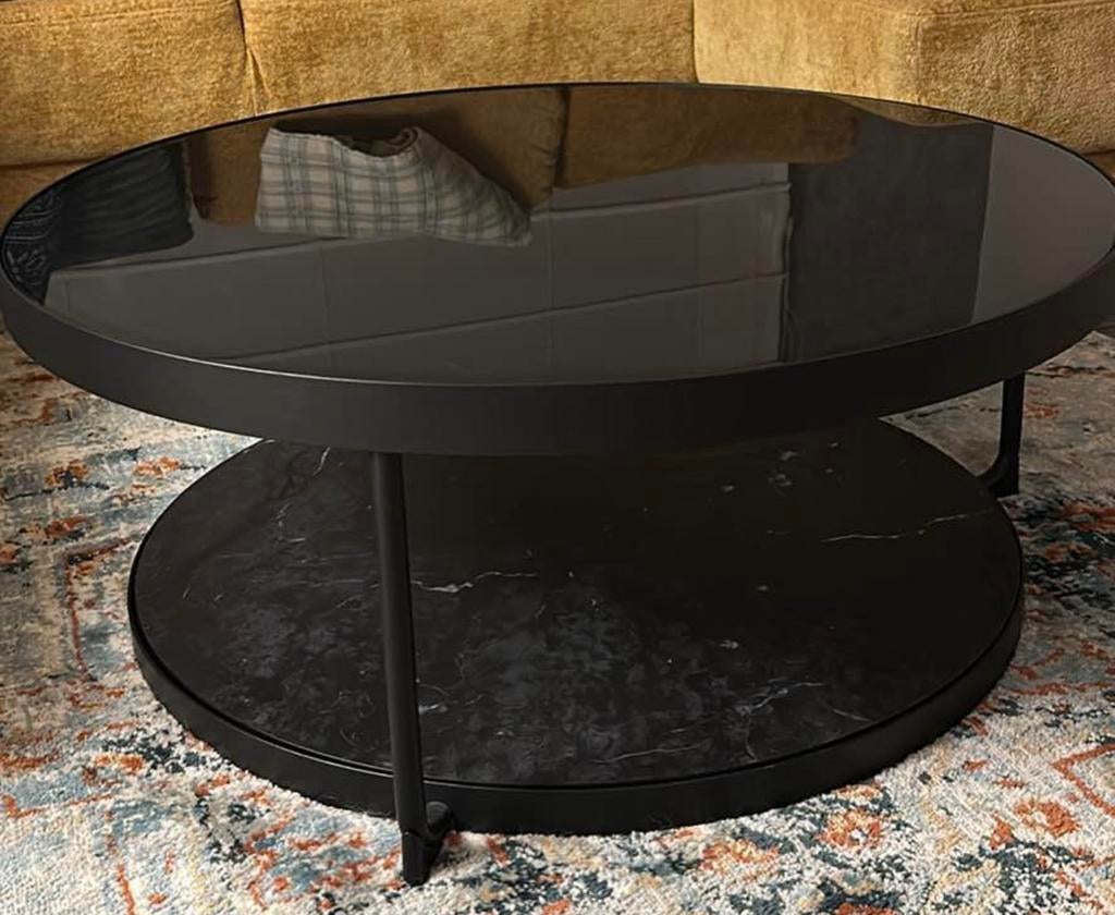 table basse ikea, Moins de 50 cm, Verre, Rond, 50 à 100 cm