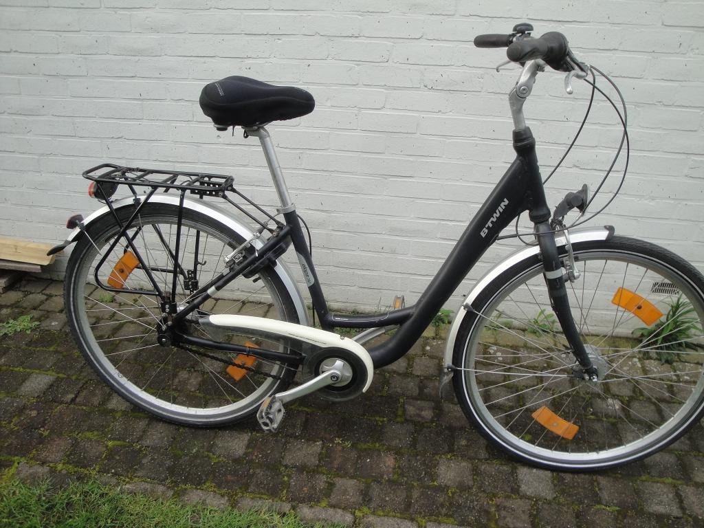Damesfiets Btwin, Fietsen en Brommers, Ophalen, Gebruikt, Overige merken, Versnellingen