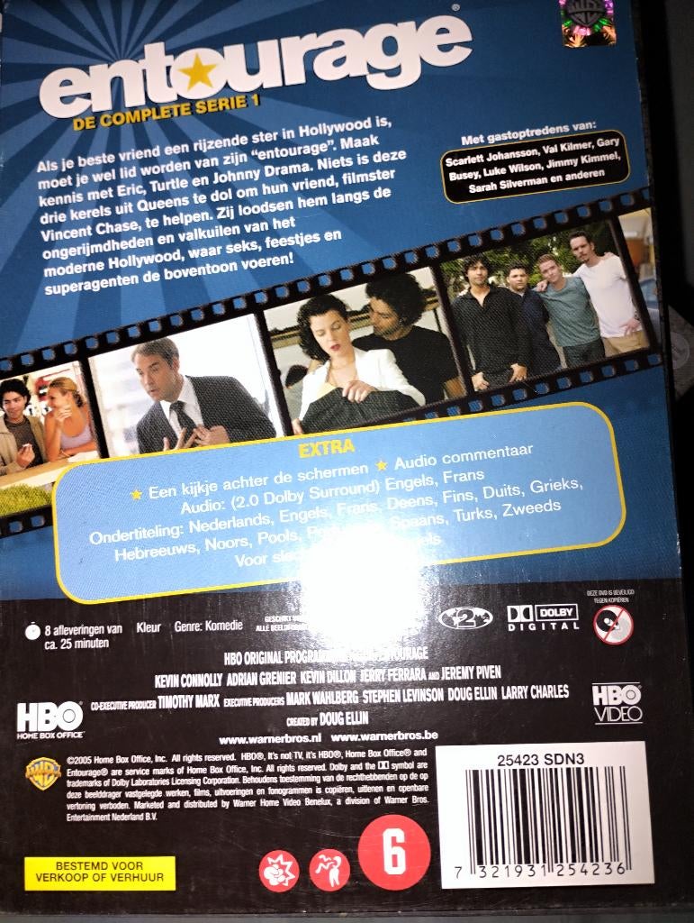 Serie Entourage, Cd's en Dvd's, Ophalen, Gebruikt, Overige genres