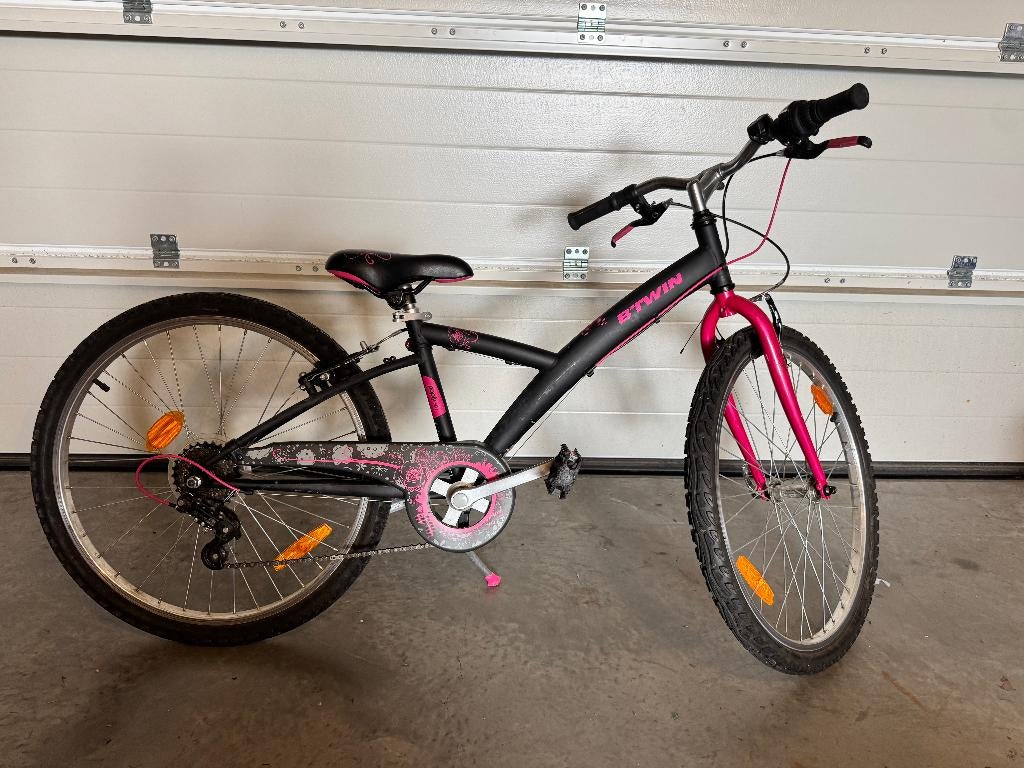 B'Twin 24 inch meisjesfiets — Poply 500, Ophalen, Versnellingen, BTwin Décathlon, Gebruikt