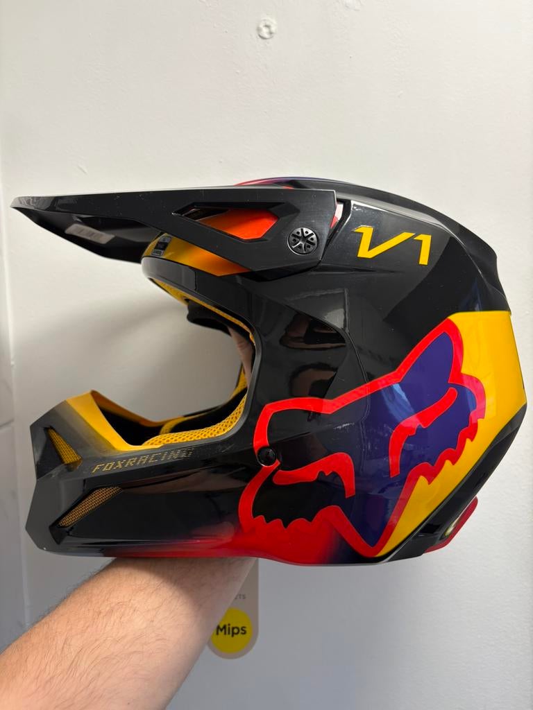 Casque Motocross FOX V1 + Gants FOX – NEUF, Motos, Enlèvement, Neuf, sans ticket, XL