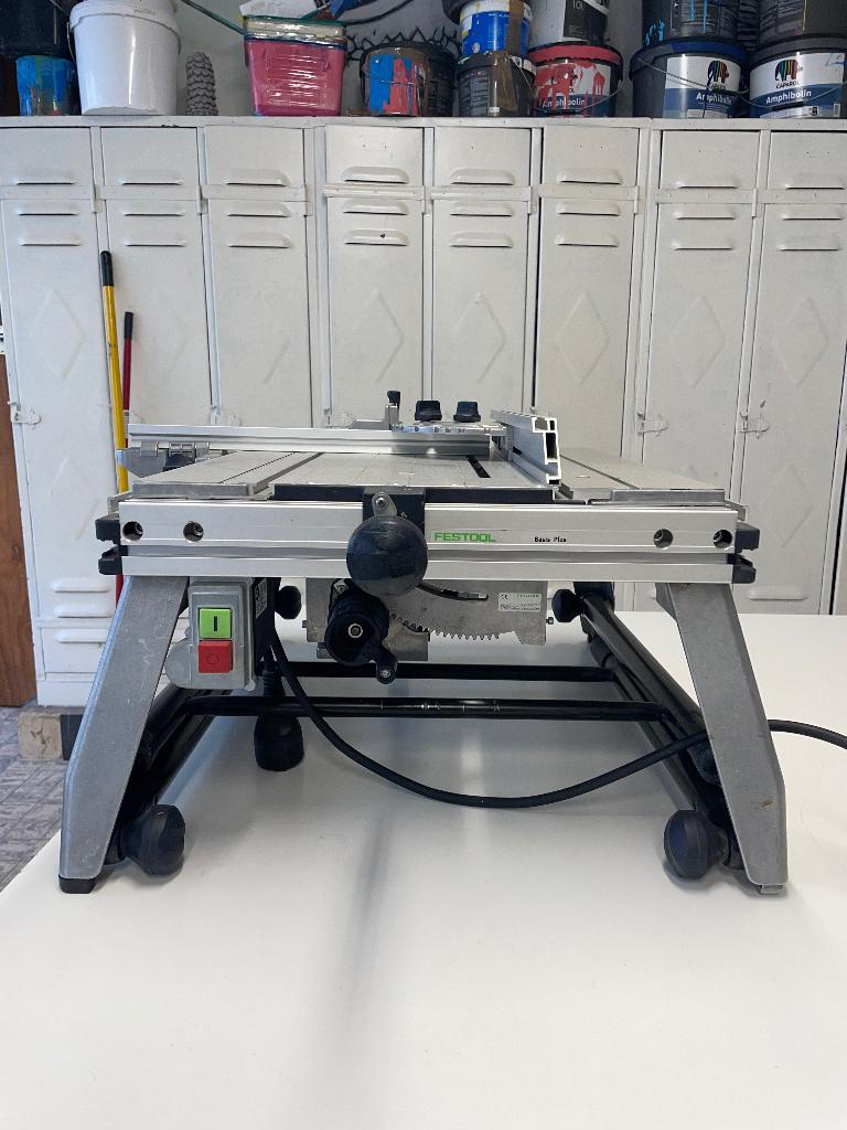 Festool zaagtafel + inval zaag + geleider, Doe-het-zelf en Bouw, Werkbanken, Ophalen, Gebruikt