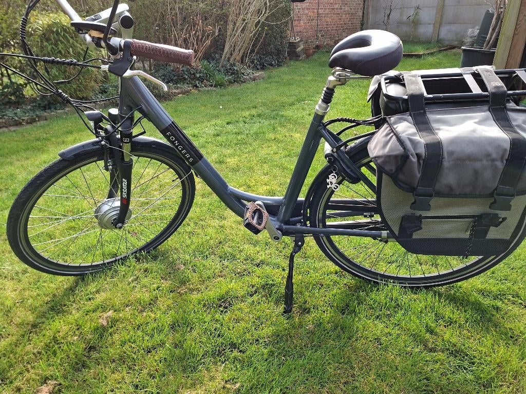 electriche fiets, Fietsen en Brommers, Elektrische fietsen, 51 tot 55 cm, Ophalen, Gebruikt, 50 km per accu of meer