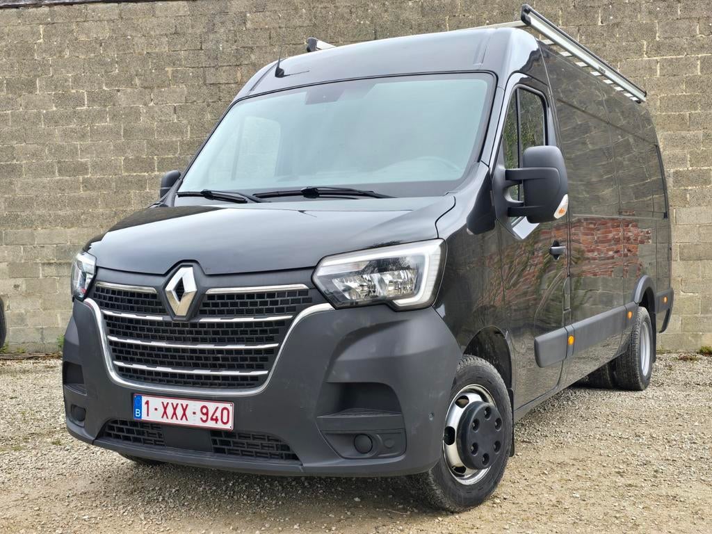 Renault Master (2021) – L3H3 – Volledig uitgerust & Perfect, Autos, Achat, Euro 6, 3 places, Noir