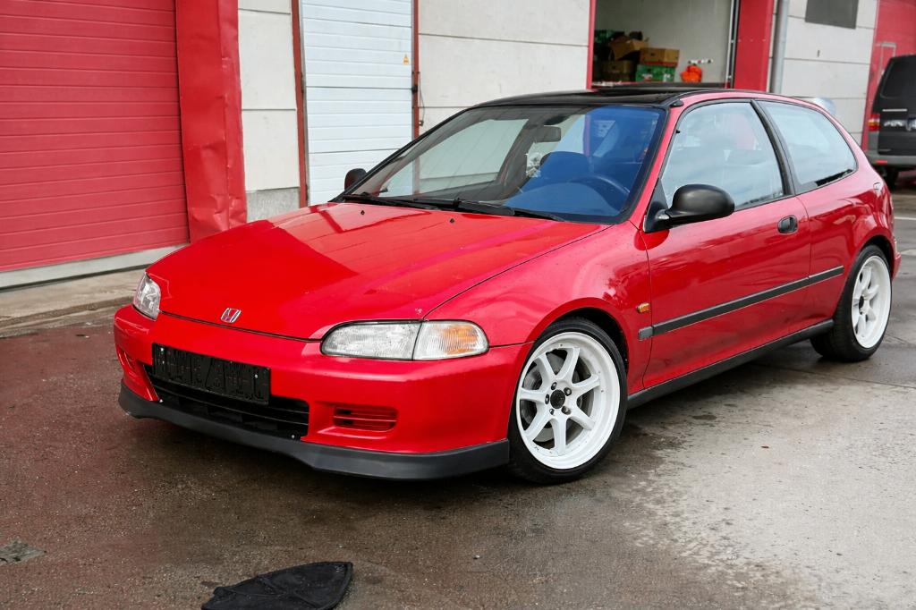 Honda civic eg4 177d km, Auto's, Particulier, Civic, 3 deurs, Rood