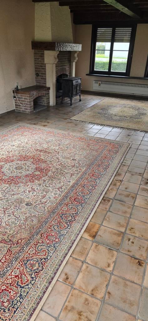 Tapijt zuiver scheerwol, Maison & Meubles, Ameublement | Revêtements de sol, Enlèvement, Tapis