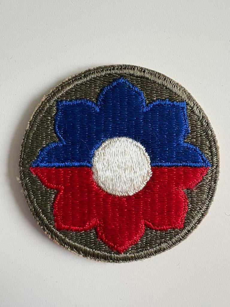 WW2 WWII US Army 9th Infantry Division Patch, Ophalen of Verzenden