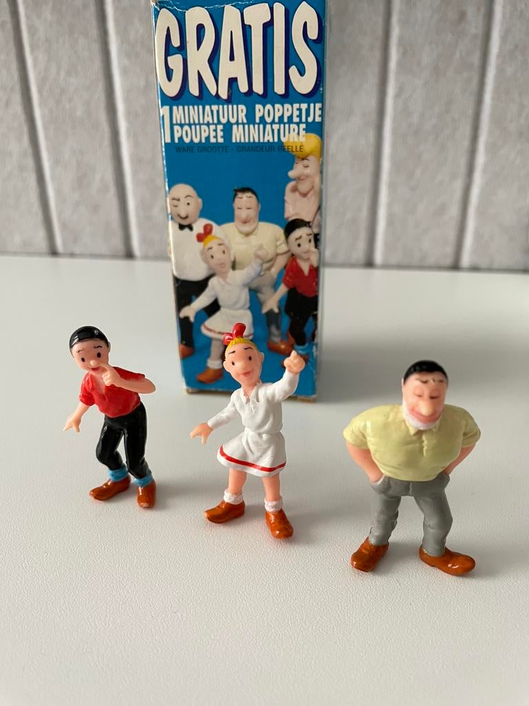 Poupée miniature poppetje bob et bobette et Jérôme, Collections, Enlèvement ou Envoi, Comme neuf