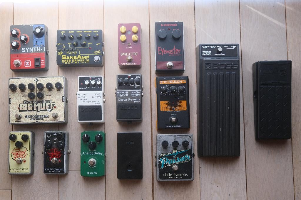 Guitar Effects/Pedals -Boss-EHX-Danelectro-TC-Keeley, Muziek en Instrumenten, Effecten, Ophalen of Verzenden, Gebruikt, Delay of Echo