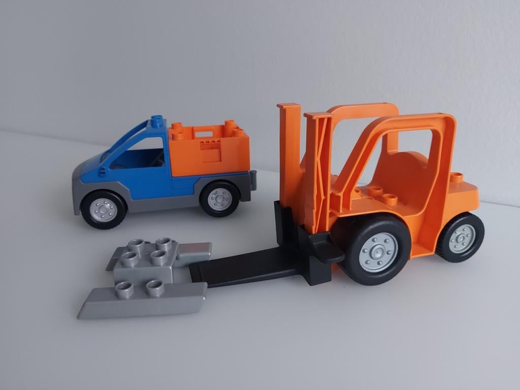 Heftruck en pick up auto duplo, Ophalen of Verzenden, Duplo