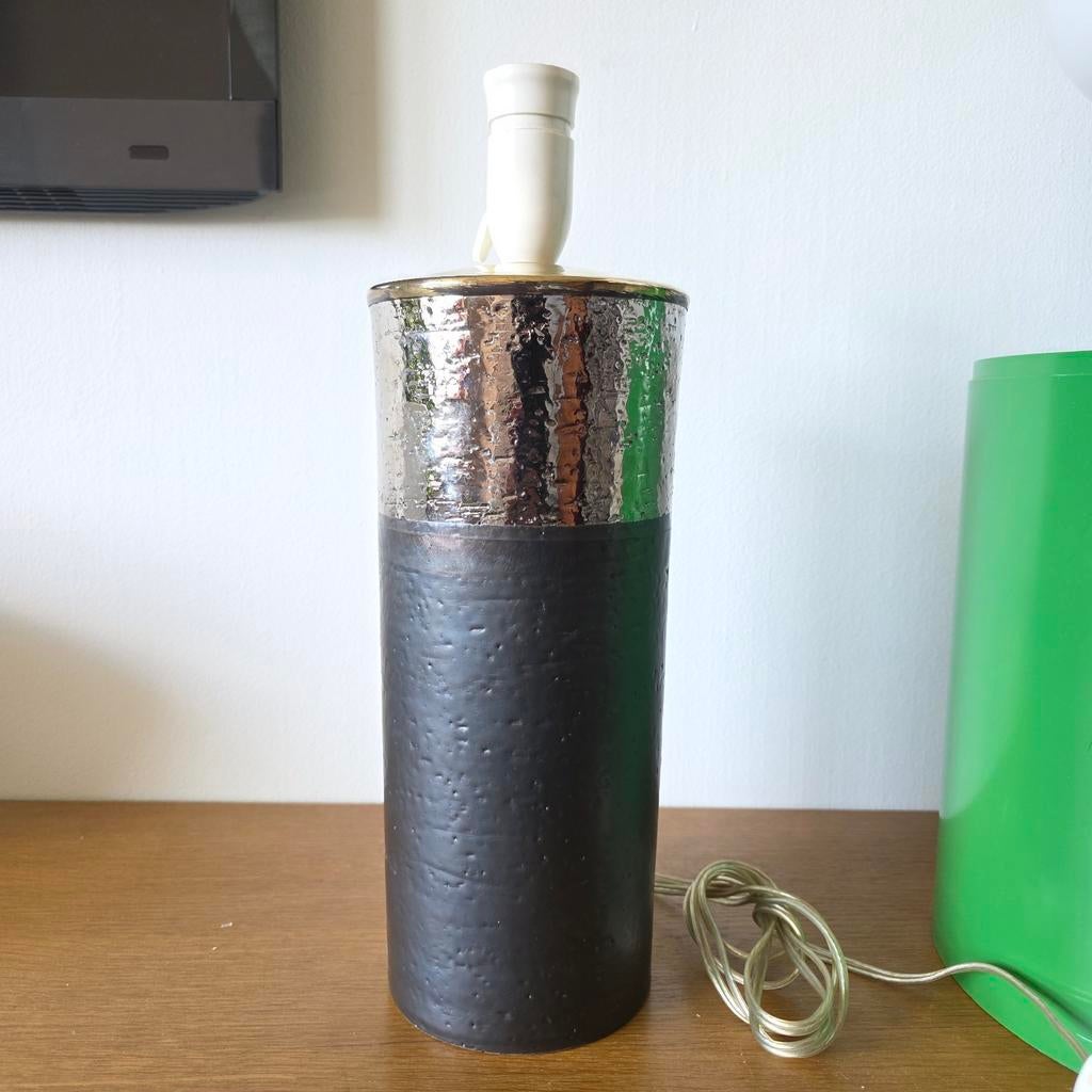 Pied de lampe en céramique Bitossi vintage, Enlèvement ou Envoi
