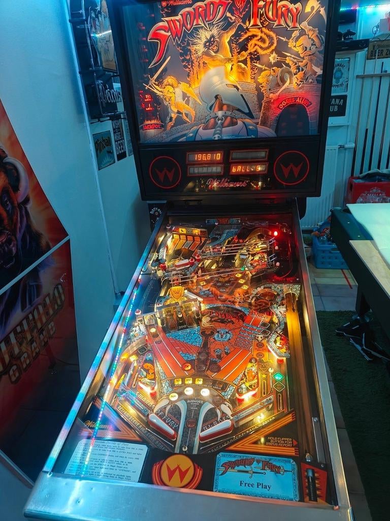 Swords of Fury flipper, Verzamelen, Automaten | Flipperkasten, Ophalen